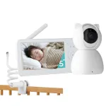 Elektroninė kūdikio auklė su HD kamera, LCD ekranu ir naktiniu režimu