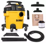 Pramoninis dulkių siurblys DeWalt DXV20P sausam ir &scaron;lapiam valymui, 20 l, 380 &times; 350 &times; 500 mm