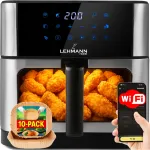 Lehmann beztėrė oro gruzdintuvė, 10 l, 1800 W, 10 automatinių programų