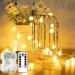 LED kalėdinė girlianda, &scaron;iltai balta &scaron;viesa, 650 cm