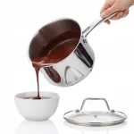 NUTRICHEF nerūdijančio plieno puodas su dangčiu, 1,9 l