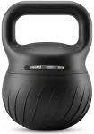 Serenelife guminis kettlebell SQKBSFT20BK, 9 kg, juodas