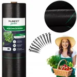 Juodas sodo agroaudinys Funfit Garden, 1,1 &times; 50 m, 90 g/m&sup2;