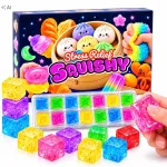 Advento kalendorius vaikams su 24 SQUISHY žaisliukais