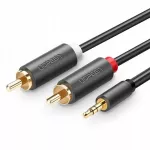 Ugreen garso kabelis, 3,5 mm miniki&scaron;tukas į 2 RCA, 5 m