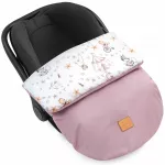 Violetinis vasarinis kojų užklotas automobilinei kėdutei ir vežimėliui, 75 &times; 50 cm