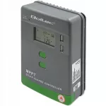 Saulės energijos įkrovimo reguliatorius Qoltec MPPT su LCD ekranu