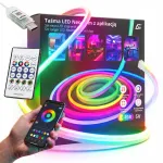 Elastinga RGB LED neoninė juosta ARSA GO, 5 m, IP67, su pulteliu