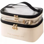 Kosmetinė kelionėms su 2 skyreliais, 6 l, 23 &times; 16 &times; 17 cm