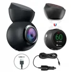 Automobilinis vaizdo registratorius NAVITEL R10 su Wi‑Fi, Full HD ir 165&deg; matymo kampu