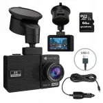 Automobilinis vaizdo registratorius NAVITEL R900 4K su 64 GB atminties kortele