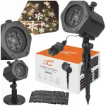 Lazerinis LED projektorius &scaron;ventinėms projekcijoms, IP65, 74 &times; 90 &times; 99 mm