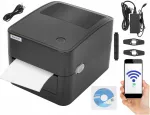 Terminių etikečių spausdintuvas Xprinter XP410WiFI su Wi-Fi, LAN ir USB jungtimis