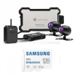 Motociklo vaizdo registratorius NAVITEL M800 Dual su GPS, Wi-Fi, Full HD ir 128 GB atminties kortele