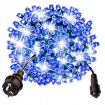 LED girlianda AH1000, 1000 lempučių, 72 m, mėlyna su mirksėjimo efektu