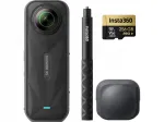Kamera 360&deg; Insta360 X5 Explorer Bundle, 8K UHD, 72 Mpx, juoda