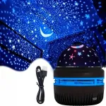 LED žvaigždėto dangaus projektorius su USB maitinimu, 1 W