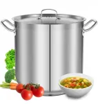 Nerūdijančiojo plieno puodas su dangčiu, 40 l, 40 cm skersmens