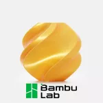 Bambu Lab PLA Silk+ 3D spausdintuvo gija, 1,75 mm, aukso spalvos, 1 kg