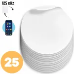 RFID prieigos lipdukai Spreest Coin-RID RFID 125kHz, 25 vnt, 25 &times; 25 &times; 0,86 mm