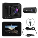 Automobilinis vaizdo registratorius NAVITEL R250 DUAL su dviem kameromis ir Full HD įra&scaron;ymu