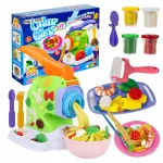 Kūrybinis plastilino makaronų ir pyragaičių gaminimo rinkinys click4TOYS vaikams nuo 3 metų