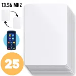 25 RFID prieigos kortelės Spreest REM-23 RFID 13.56 MHz, 85 &times; 54 &times; 0.86 mm, 14443A