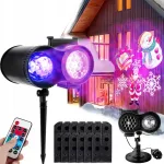 Heckermann W1805 LED kalėdinis projektorius su IP65 apsauga