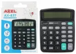 Automatinis biuro skaičiuotuvas Axel AX-837 558985, juodas