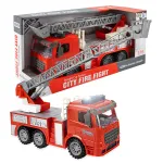 Žaislinė gaisrinė ma&scaron;ina click4TOYS su &scaron;viesos ir garso efektais, 27 &times; 16 &times; 9,5 cm