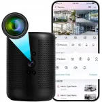 Spreest BS02 WiFi belaidis garsiakalbis su mini kamera ir 4K UHD vaizdu