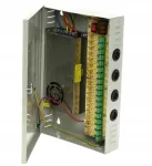 Impulsinis maitinimo &scaron;altinis 12V/10A/PA18, 18 i&scaron;ėjimų, 315 &times; 207 &times; 55 mm