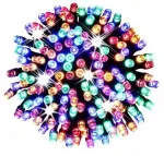 LED girlianda, 19 m, 300 LED, įvairiaspalvė, su mirksėjimo režimu