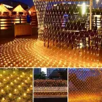 LED &scaron;viečiantis tinklas 3 &times; 2 m