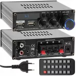 Garso stiprintuvas AS-22, 2 vnt., 45 W, su Bluetooth ir USB jungtimis