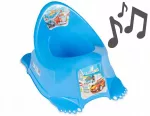 Vaiki&scaron;kas naktipuodis Tega Baby su neslystančiu pagrindu ir muzikiniu moduliu, mėlynas