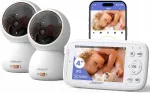 Elektroninė vaizdo auklė su Wi-Fi, temperatūros stebėjimu ir verkimo aptikimu