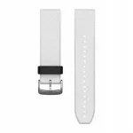 Garmin QuickFit 22 mm balta guminė laikrodžio apyrankė