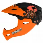 Kamikaze Ronin Helmet Orange modulinis kaskas, M dydis, oranžinis