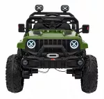 Vaiki&scaron;kas elektrinis automobilis Ramiz OFF ROAD Speed, žalias, 12 V, su LED žibintais