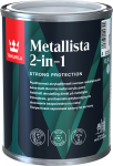 Dažai TIKKURILA Metallista 2-in-1, A bazė, balti, pusiau matiniai, 0.9 l