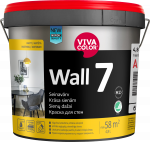 Dažai VIVACOLOR Wall 7, A bazė, balti, matiniai, 4.8 l