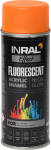 Dažai INRAL FLUORESCENT, aerozoliniai, oranžiniai, matiniai, 400 ml
