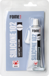 Hermetikas FOME FLEX SANITARY SILICONE 102, silikoninis, skaidrus, 60 ml