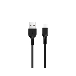 HOCO kabelis USB Flash įkrovimo duomenų kabelis C tipui X20 3 metrų juodas