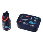 Lund Design Vaiki&scaron;ka gertuvė 400ml ir Pietų dėžutė 1200ml rinkinys vaikams Vandenynas