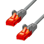 CAT6 U/UTP CCA PVC Ethernet Kabelis Pilkas 7m
