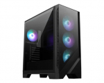 Korpusas MSI MAG FORGE 321R AIRFLOW MidiTower ATX MiniITX Spalva Juoda MAGFORGE321RAIRFLOW