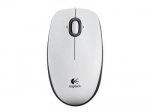 Logitech B100 optinis laidinis pelės baltas