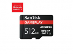 SanDisk 512GB 880MB/s GamePlay microSDXC UHS-I atminties kortelė